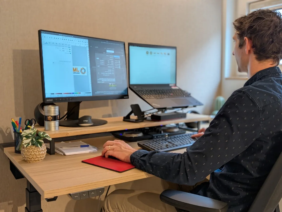 Visueel voorbeeld drukwerk